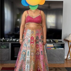 Colorful Embroidered Women's Skirt